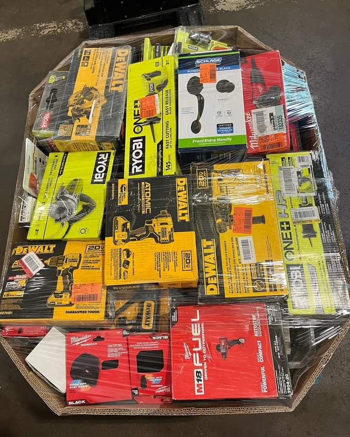 Tool liquidation pallets